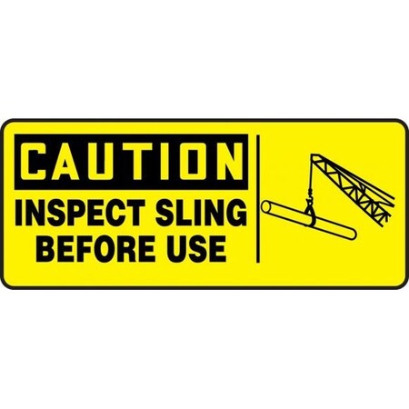 OSHA CAUTION SAFETY SIGN INSPECT MCRT608XL